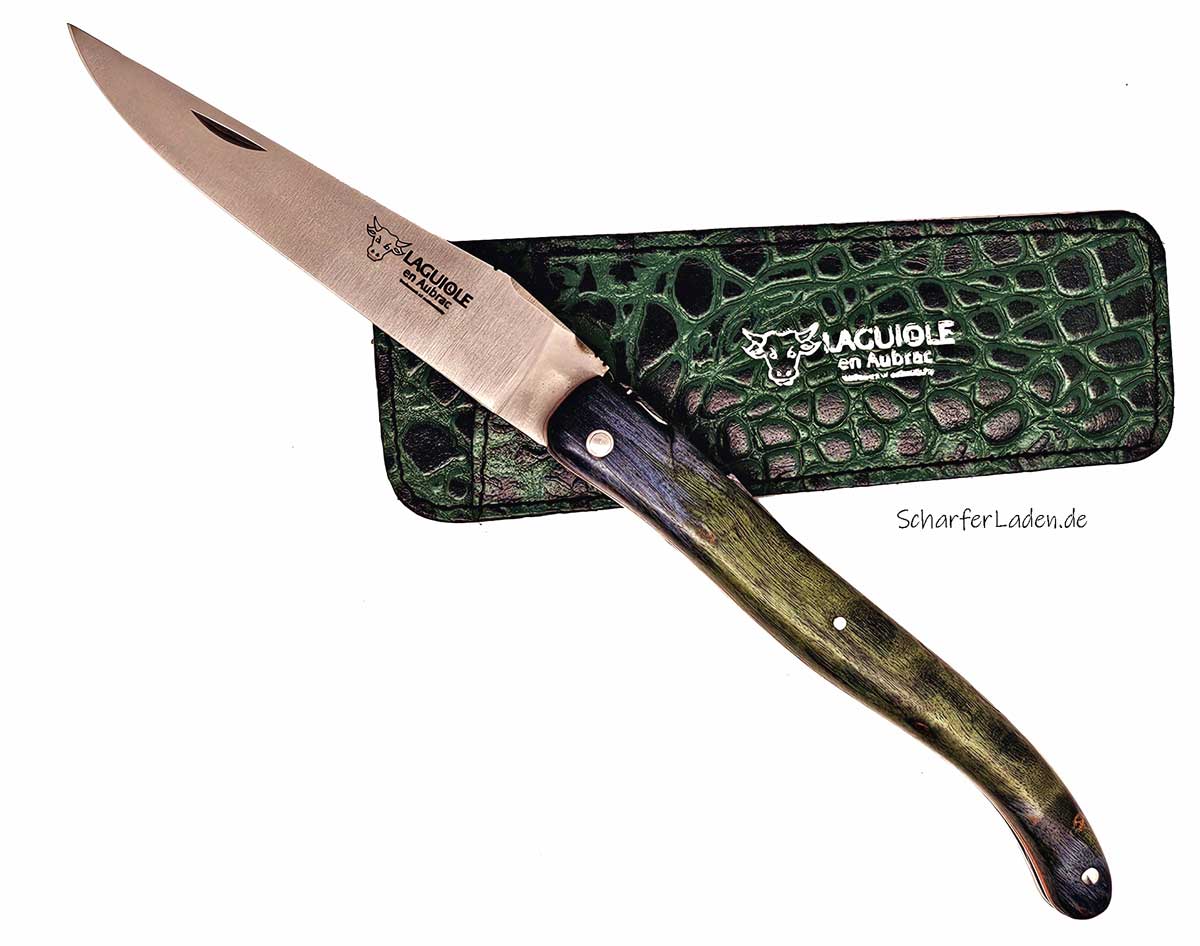 LAGUIOLE EN AUBRAC pocket knife special beechwood green