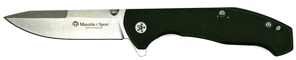 MASERIN Taschenmesser Sport Knife Spearpoint G10 Green