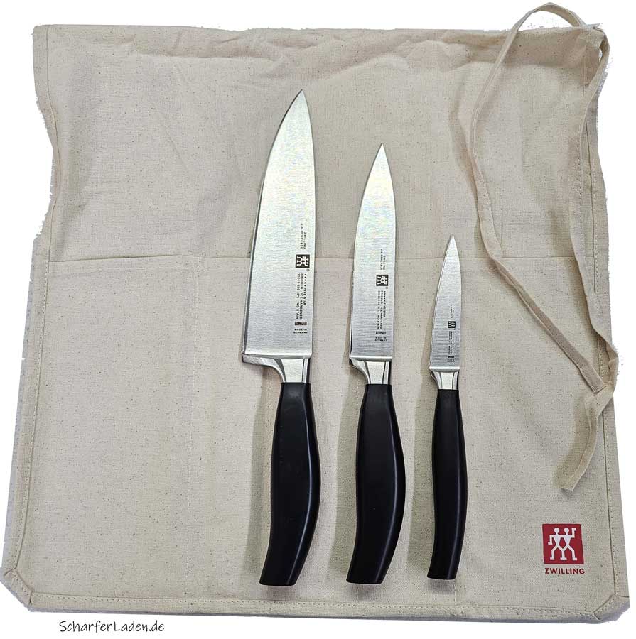 ZWILLING ***** FIVE STAR knife set, 3-piece with knife pouch