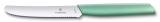 VICTORINOX SWISS MODERN series serrated dinner knife mint-green
