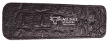 LAGUIOLE EN AUBRAC Stecketui Rindleder schwarz Krokooptik 13 cm x 4,5